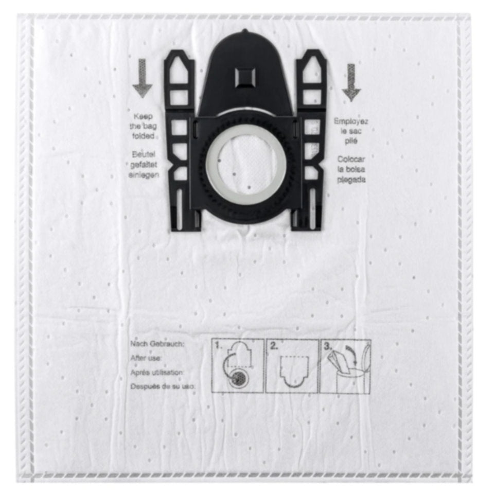 Staubsaugerbeutel mit hochwertigem Anschluss Adapter – Etana Staubsauger-Beutel passend für Siemens Q5.0 extreme Silence Power VSQ5X1230 Siemens VS06A111 Siemens VSZ7330