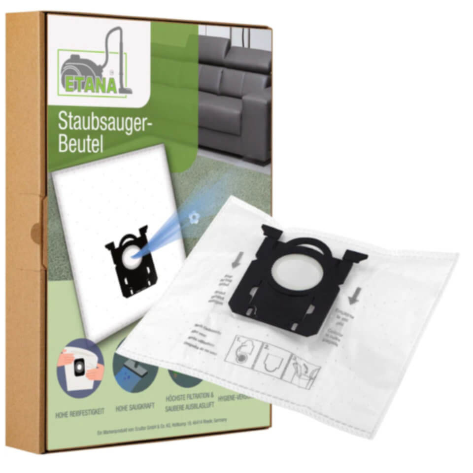 Etana Staubsauger-Beutel passend für Electrolux VCSK 3 Starter Kit