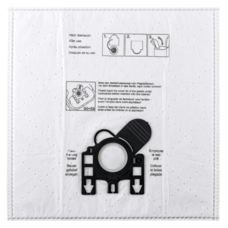 Etana 30 Sacchetti Per Aspirapolvere Compatibili Con Hoover TE70, TE27, Telios Plus 700W - Filtro In Stoffa Multistrato Con Chiusura Igienica